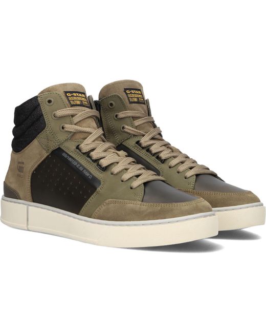 G-Star Sneaker High Ravond Ii Mid Lea M in Black für Herren
