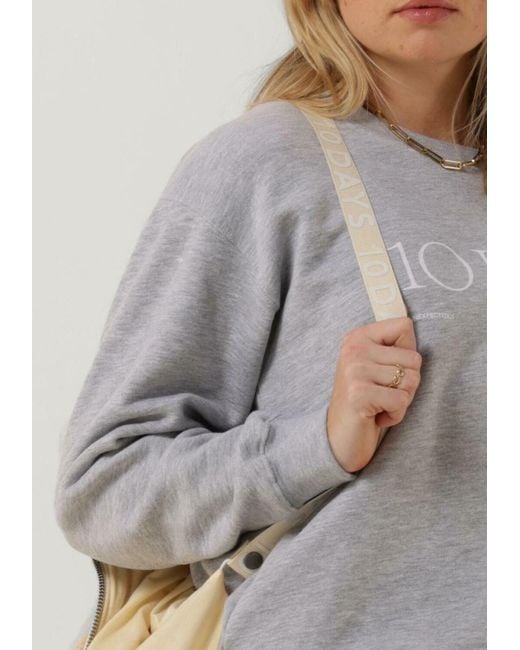 10Days Gray Bodywarmer Oversized Bodywarmer Teddy