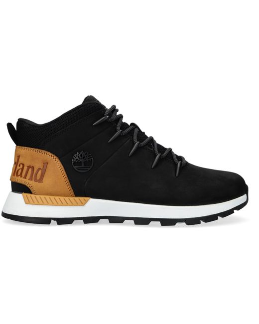 Timberland Leer Veterboots Sprint Trekker Mid Men in het Zwart voor heren -  Lyst