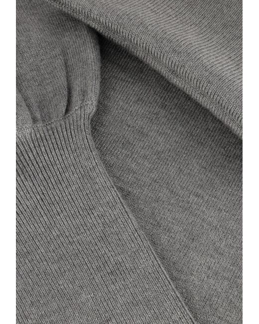 Notre-v Gray Damen Pullover & Cardigans Basic Knit Blouse