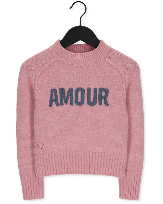 Zadig & Voltaire Pink Hell- Rollkragenpullover X15362 Mädchen
