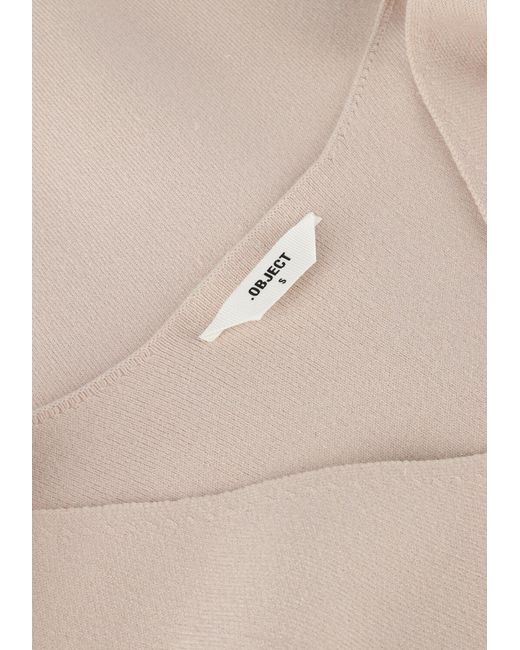 Object Natural Damen Pullover & Cardigans Objreynard V-Neck Pullover