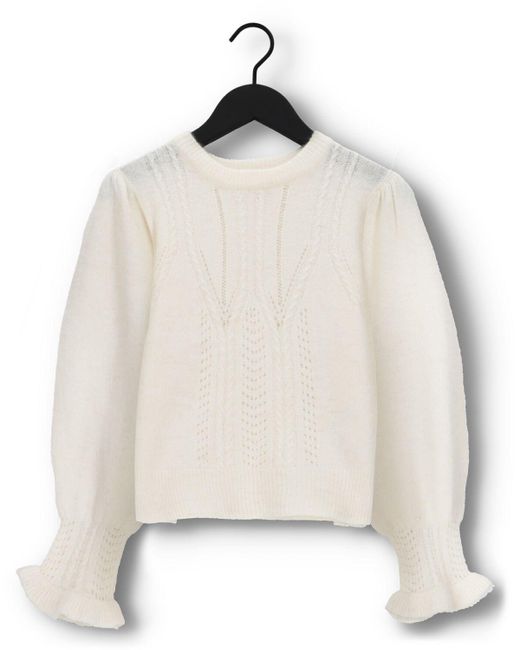 Object Natural Pullover Ophelia L/s Knit Pullover Nicht-gerade