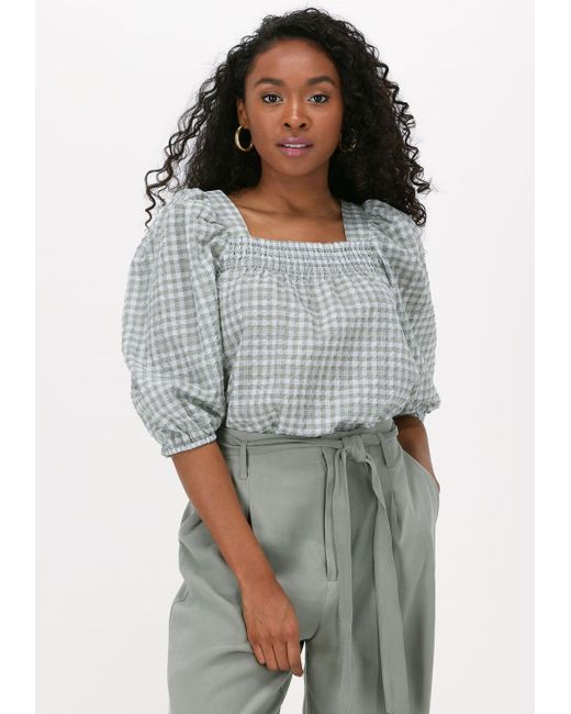 My Essential Wardrobe Gray Bluse Sally Blouse