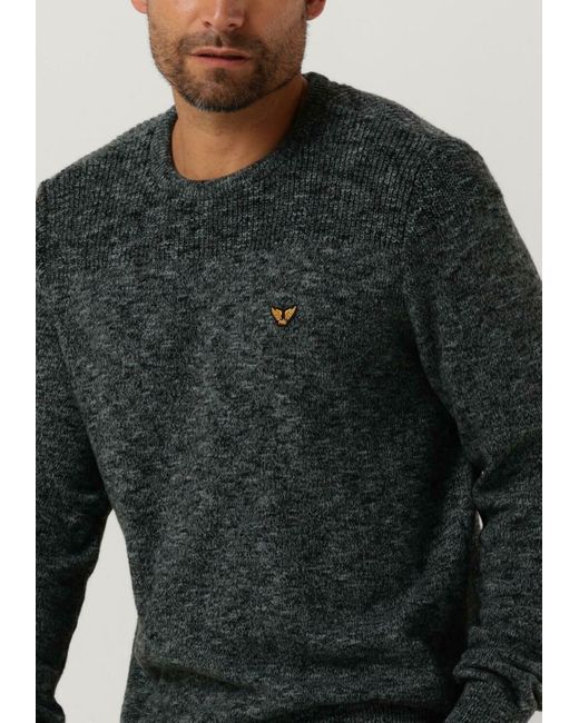 PME LEGEND Pullover R-Neck Cotton Mouline Herren in Gray für Herren