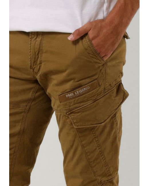 PME LEGEND Cargohosen Nordrop Cargo Stretch Twill Herren in Brown für Herren