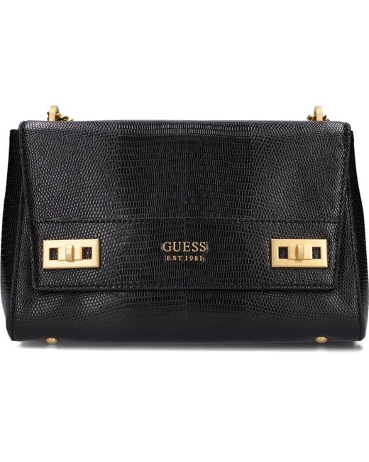 Guess Black Umhängetasche Katey Flap Shoulder Bag