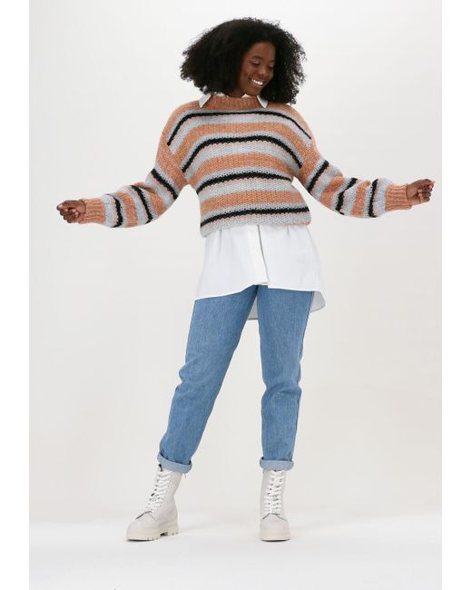 Second Female Multicolor Pullover Marion Knit O-neck