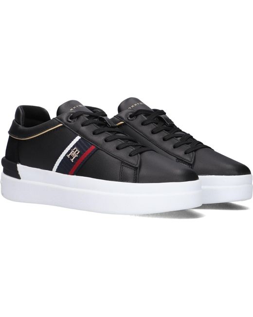 Tommy Hilfiger Black Sneaker Low Corp Webbing Court Sneaker