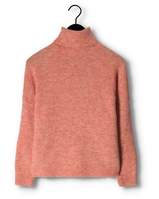 Ydence Pink Rollkragenpullover Knitted Sweater Kiki