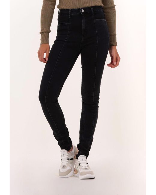Calvin Klein Black Skinny Jeans High Rise Skinny