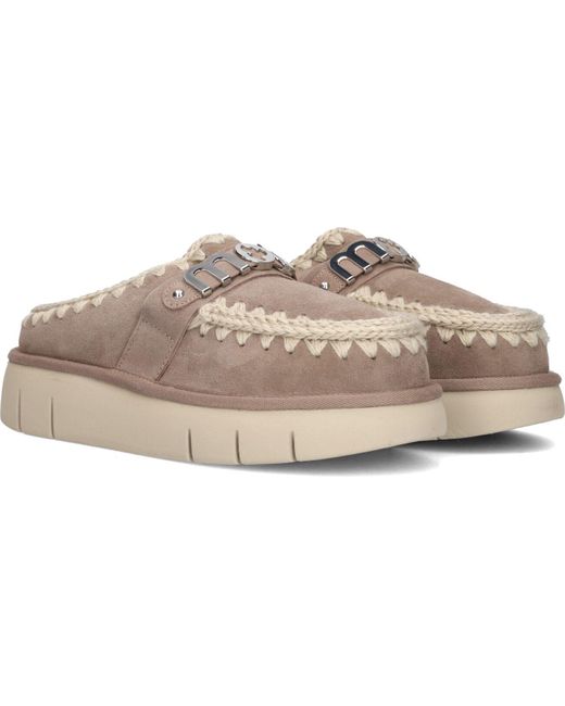 Mou Black Hausschuhe Bounce Clog