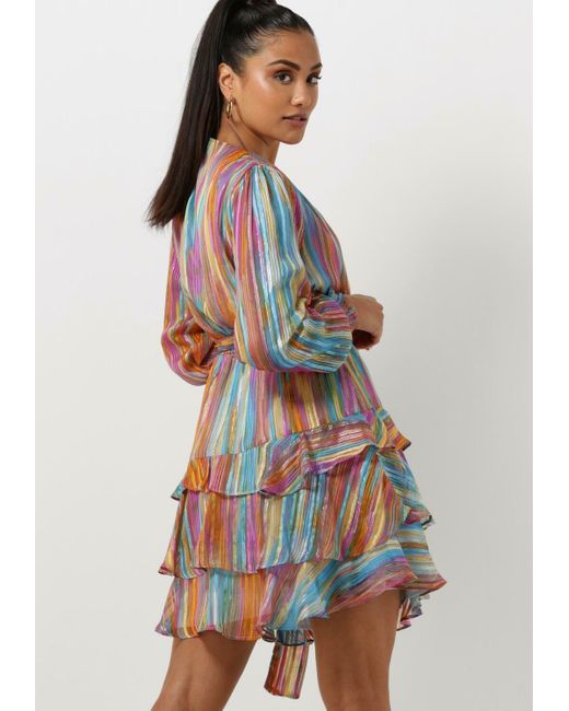 Neo Noir Multicolor Minikleid Dennie Blurred Stripe Dress