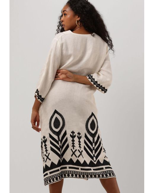 Greek Archaic Kori Natural Midikleid 230085
