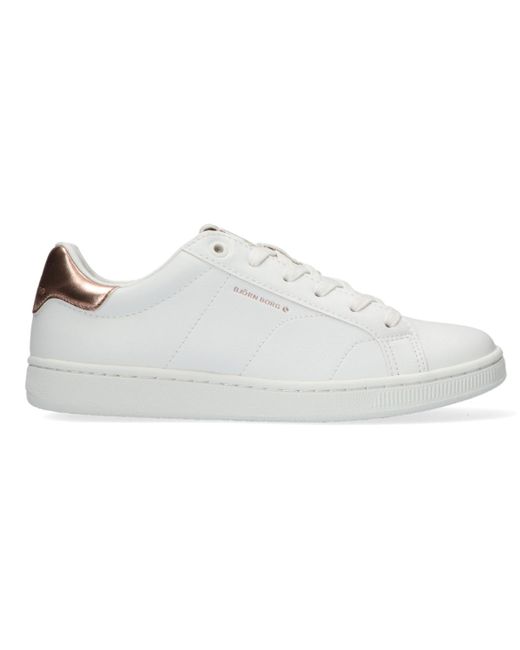 Björn Borg Witte Lage Sneakers T305 Cls Btm W in het Wit - Lyst