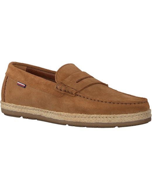 Tommy Hilfiger Instappers Casual Driver in het Bruin voor heren - Lyst