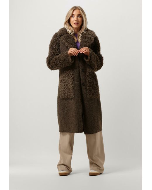 Beaumont Organic Brown Teddy-Jacke Jan Damen