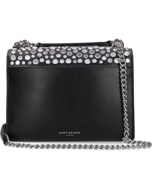 Kurt Geiger Black Umhängetasche Shoreditch Studs
