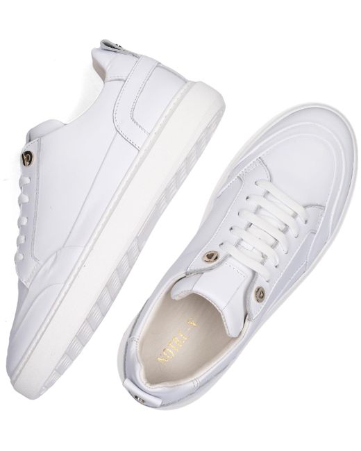 Notre-v Denim Witte Lage Sneakers 02-16 in het Wit - Lyst
