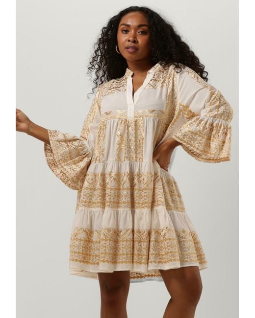 Greek Archaic Kori Brown Minikleid 230631 Damen