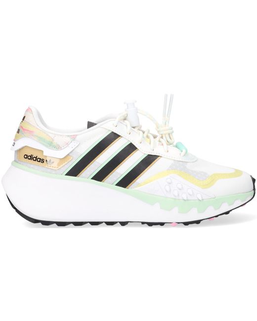 adidas Leer Witte Lage Sneakers Chiogo W in het Wit - Lyst