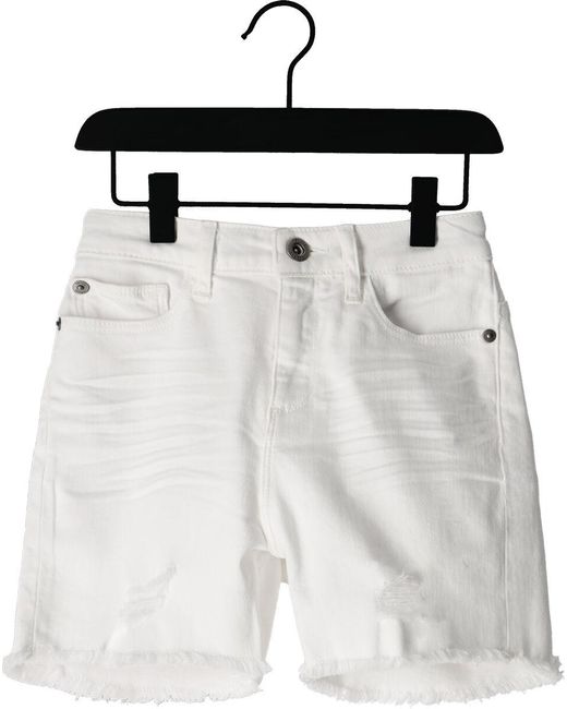 Rellix White Kurze Hose High Waist Denim Short Mädchen