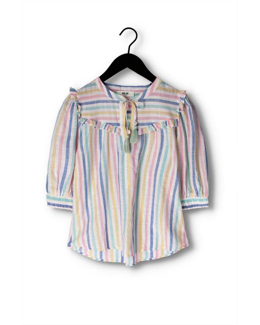 MOLIIN Copenhagen Gray Hell- Bluse Flora