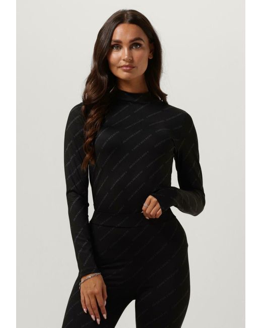 Alix The Label Black Turtleneck Top