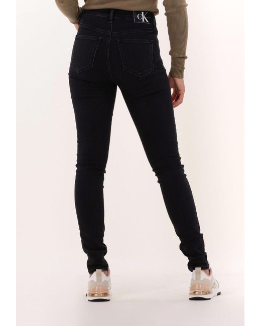 Calvin Klein Black Skinny Jeans High Rise Skinny