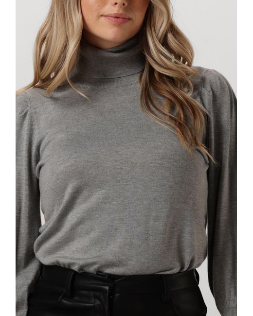 Notre-v Gray Damen Pullover & Cardigans Basic Knit Blouse