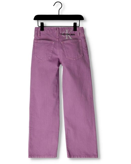 Calvin Klein Purple Wide Jeans Wide Leg Hr Iris Orchid Mädchen