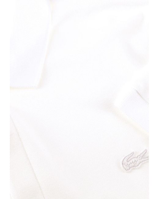 Lacoste Herren Polos & T-Shirts Regular Fit Cotton Blend Polo Shirt in White für Herren