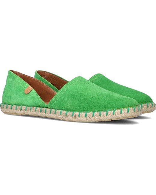 Verbenas Green Espadrilles Carmen Damen