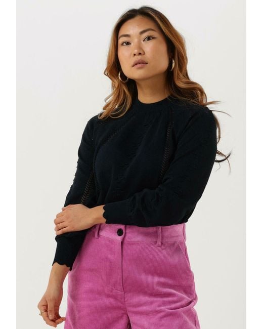 Object Black Pullover Kalina L/s Knit Pullover