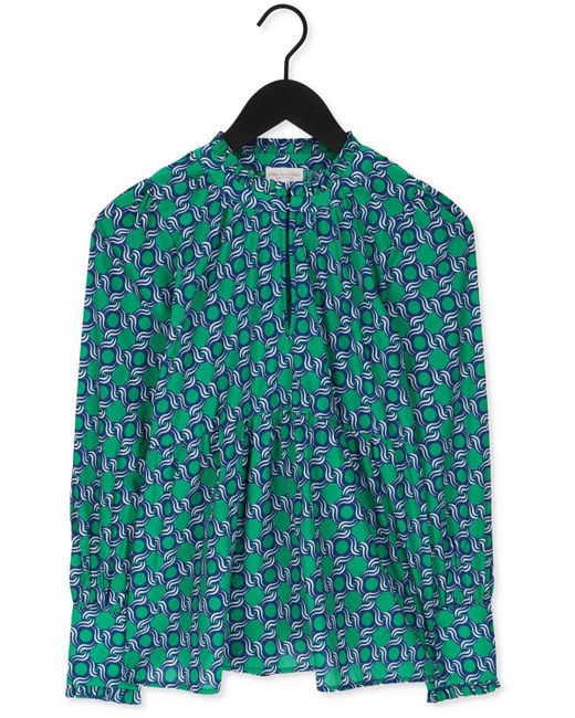 Dea Kudibal Blue Bluse Beatrice Ns (co) - Tunic With Volume Sleeves