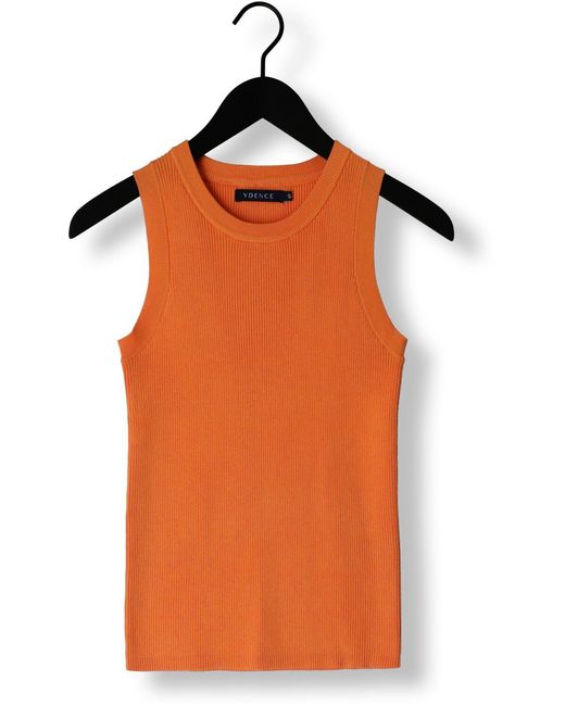 Ydence Orange Top Knitted Top Sarah