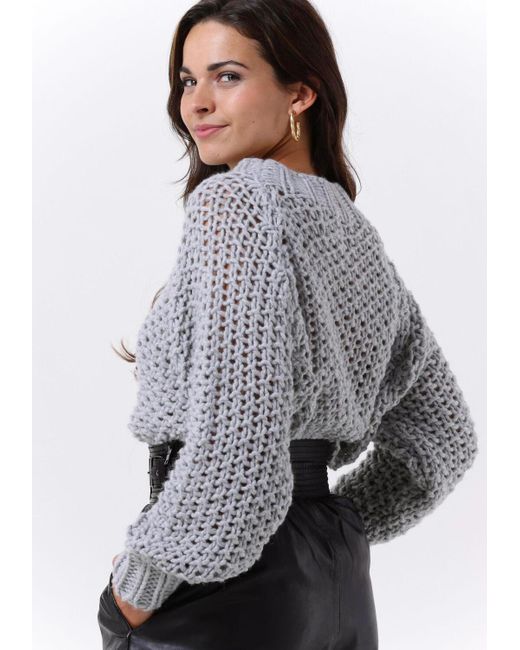 Simplee Gray Pullover Aksel Knit-virgin-wo-22-3