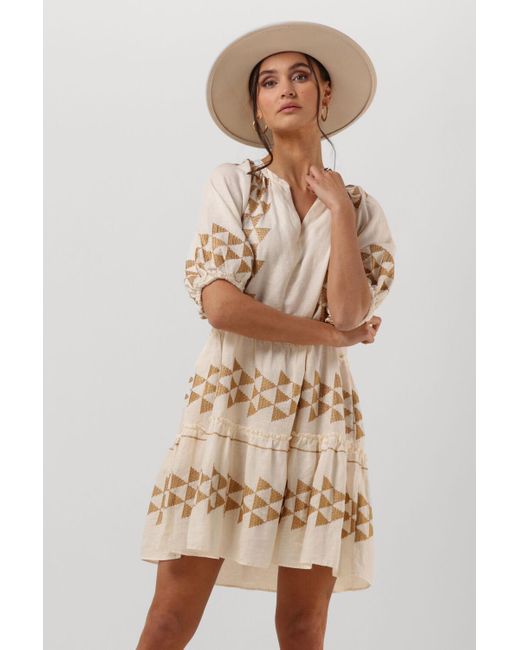 Greek Archaic Kori Natural Minikleid 230343 Damen