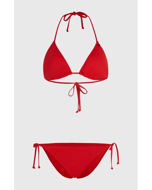 O'neill Sportswear Red Essentials Capri Bondey Bikini Set