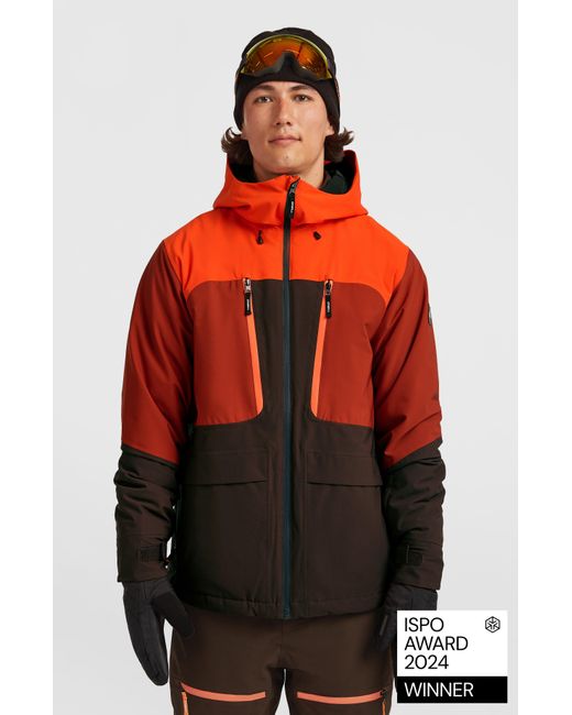 O'neill Sportswear Red Fwc'Peak Fire Snow Jacket for men