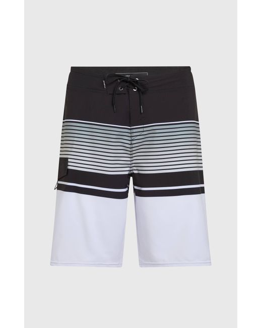 O'neill Sportswear Black Lennox Stripe 21' Boardshorts for men