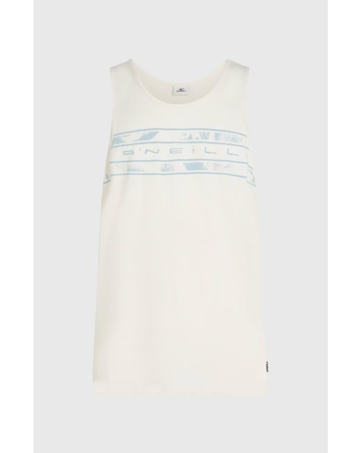 O'neill Sportswear White Graphic Tank Top for men