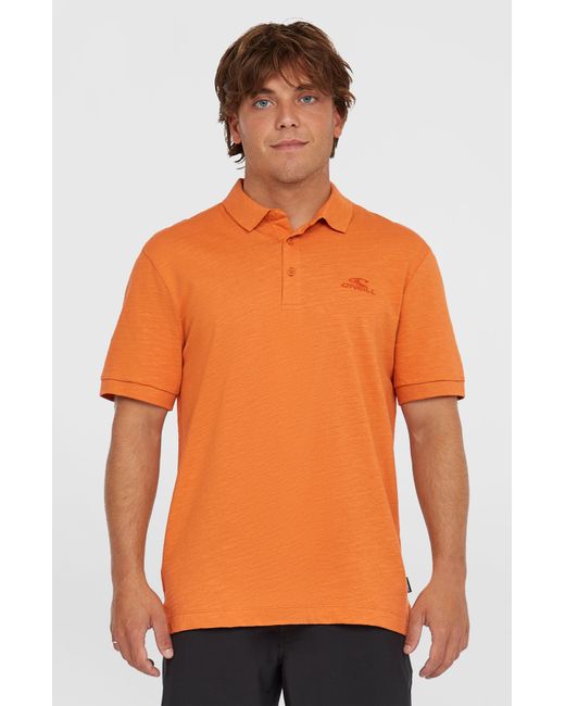 O'neill Sportswear Blue Slub Small Logo Polo for men