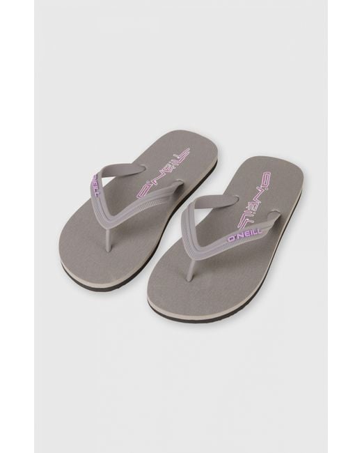O'neill Sportswear Gray Profile Artwork Sandals for men