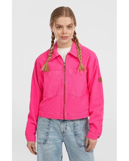 O'neill Sportswear Pink O'Riginals Cord Jacket