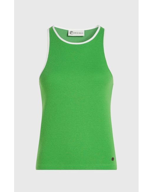 O'neill Sportswear Green O'Riginals Waffle Tank Top