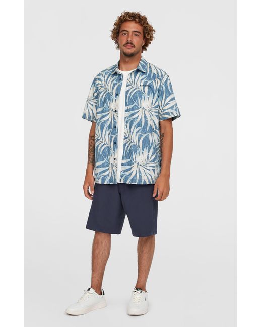 O'neill Sportswear Blue Hybrid Chino 19" Shorts for men