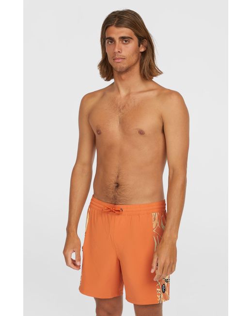O'neill Sportswear Orange O'Riginals Side Panel 16' Swim Shorts for men