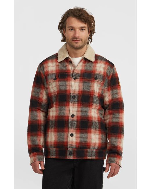 O'neill Sportswear Brown O'Riginals Fleece-Lined Jacket for men