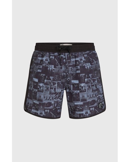 O'neill Sportswear Red O'Riginals Scallop 16' Swimshorts for men